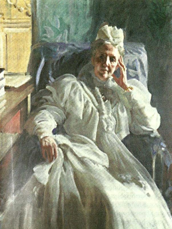 Anders Zorn drottning sofia pa aldre dar oil painting picture